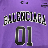 Camiseta Balenciaga Basketball Series Roxo