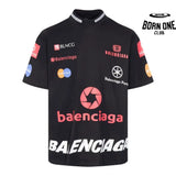 Camiseta Balenciaga Top League T-shirt Oversized Black