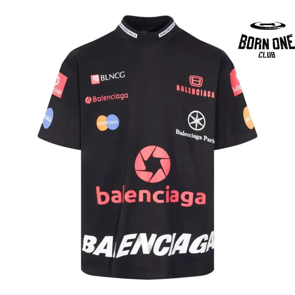 Camiseta Balenciaga Top League T-shirt Oversized Black