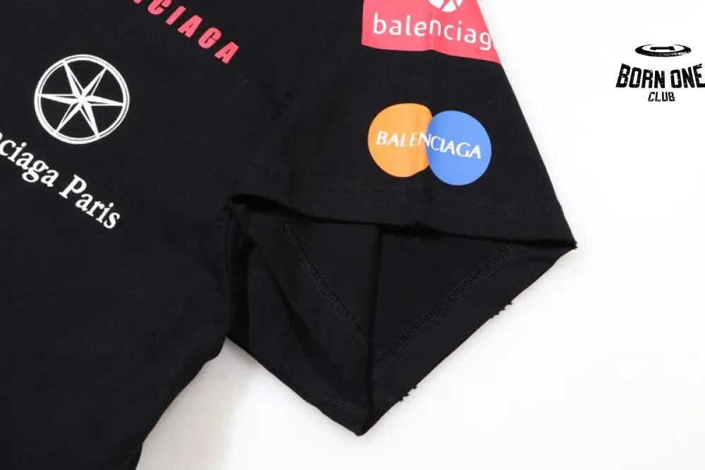Camiseta Balenciaga Top League T-shirt Oversized Black