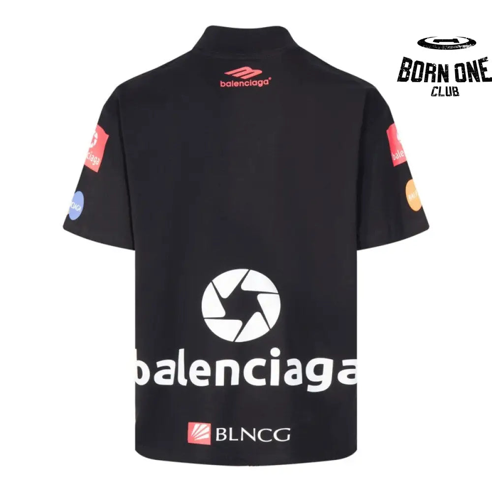 Camiseta Balenciaga Top League T-shirt Oversized Black