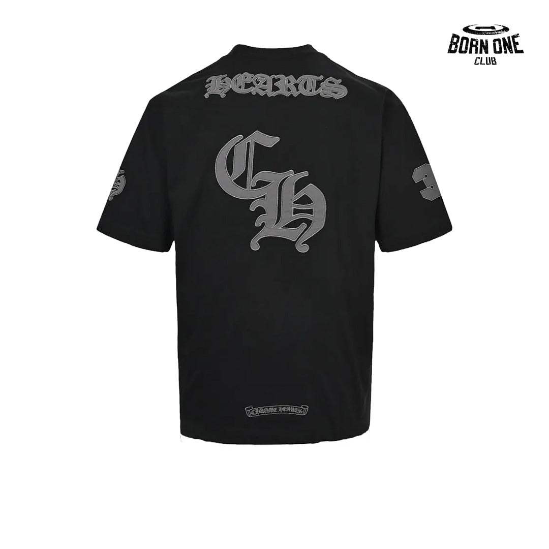 Camiseta Chrome Hearts CH Embroidered Logo Tee Black
