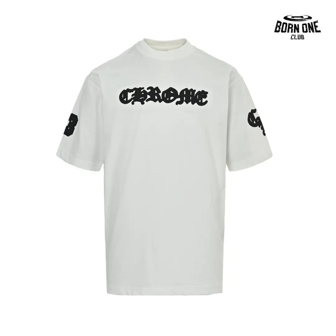 Camiseta Chrome Hearts CH Embroidered Logo Tee White