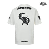 Camiseta Chrome Hearts CH Embroidered Logo Tee White
