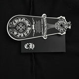 Camiseta Chrome Hearts Cross Patch Script Tee Black