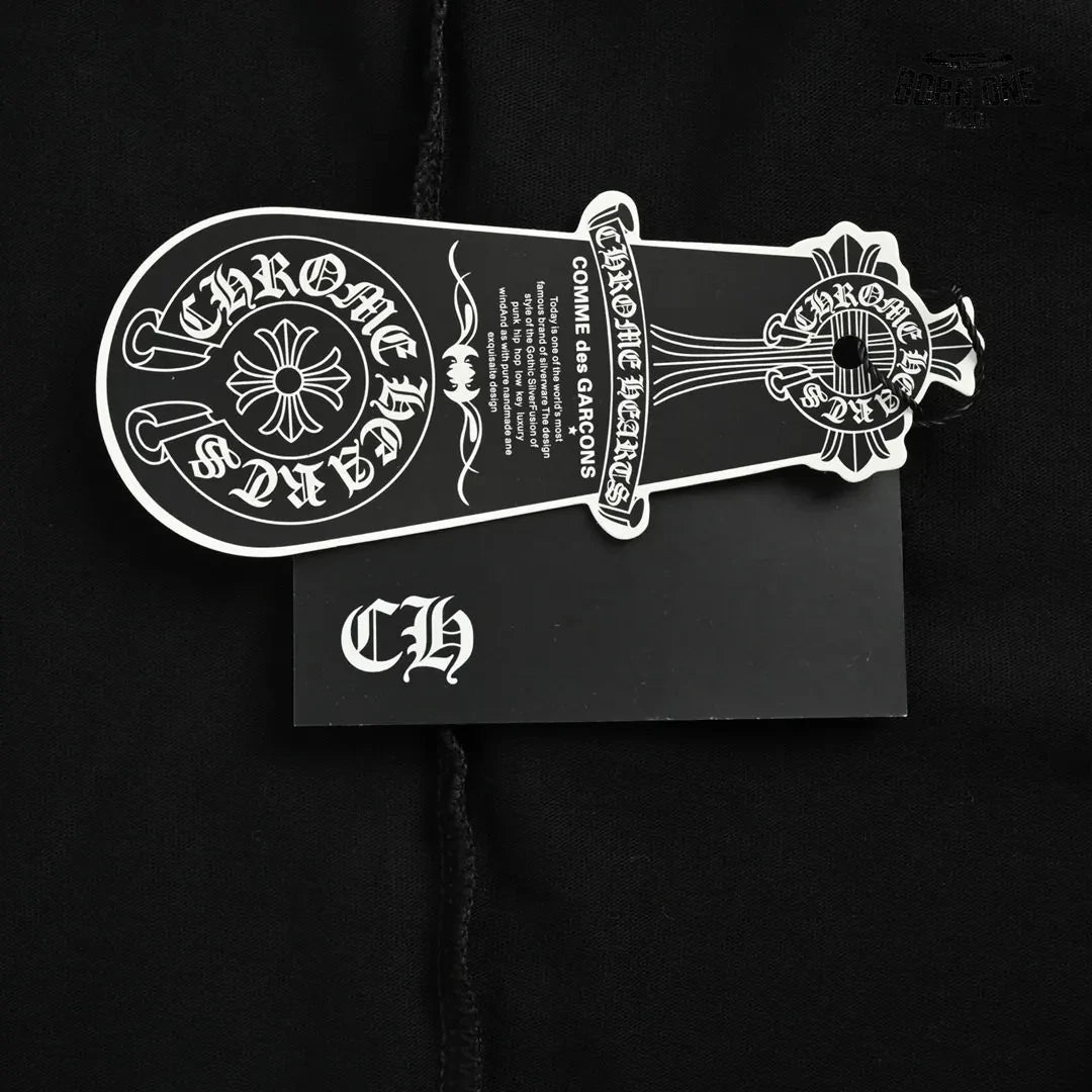 Camiseta Chrome Hearts Cross Patch Script Tee Black