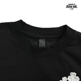 Camiseta Chrome Hearts Cross Patch Script Tee Black