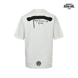 Camiseta Chrome Hearts Cross Patch Script Tee White