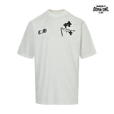 Camiseta Chrome Hearts Cross Patch Script Tee White