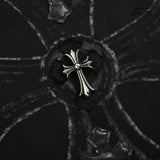 Camiseta Chrome Hearts Cross Print Patch Tee Black