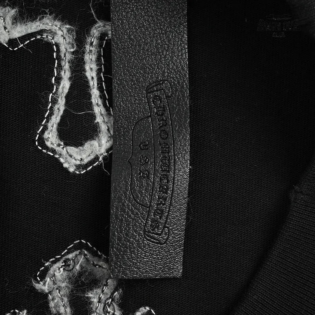 Camiseta Chrome Hearts Cross Print Patch Tee Black