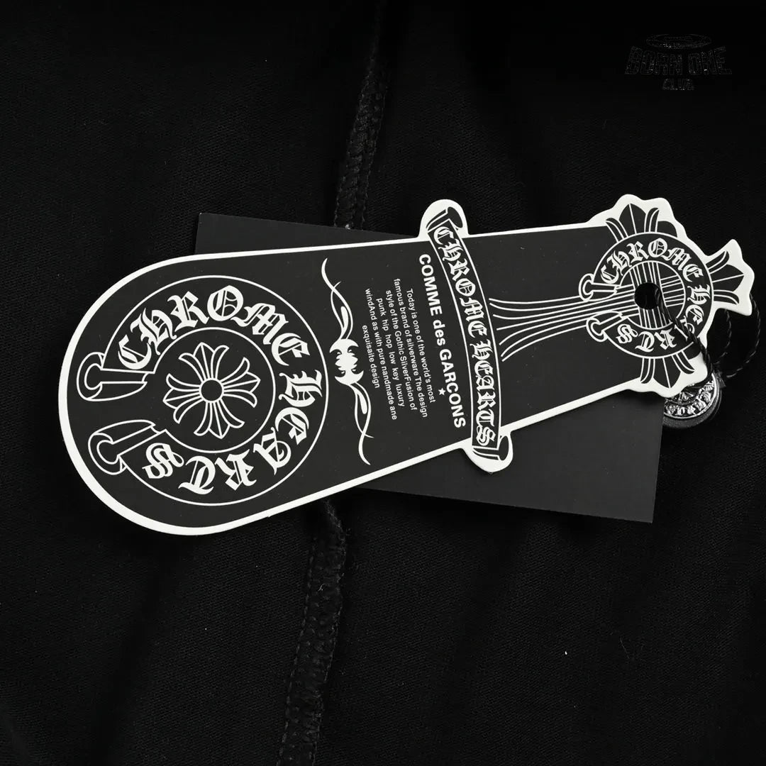 Camiseta Chrome Hearts Cross Print Patch Tee Black