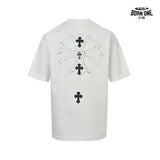 Camiseta Chrome Hearts Cross Print Patch Tee White