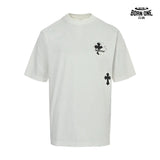 Camiseta Chrome Hearts Cross Print Patch Tee White