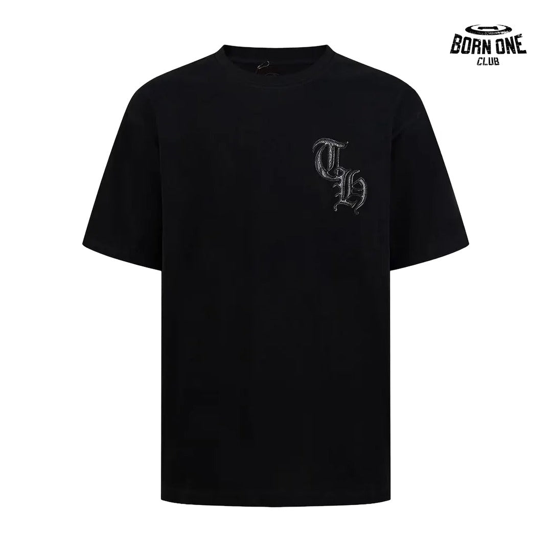 Camiseta Chrome Hearts Dagger Floral Logo Tee Black