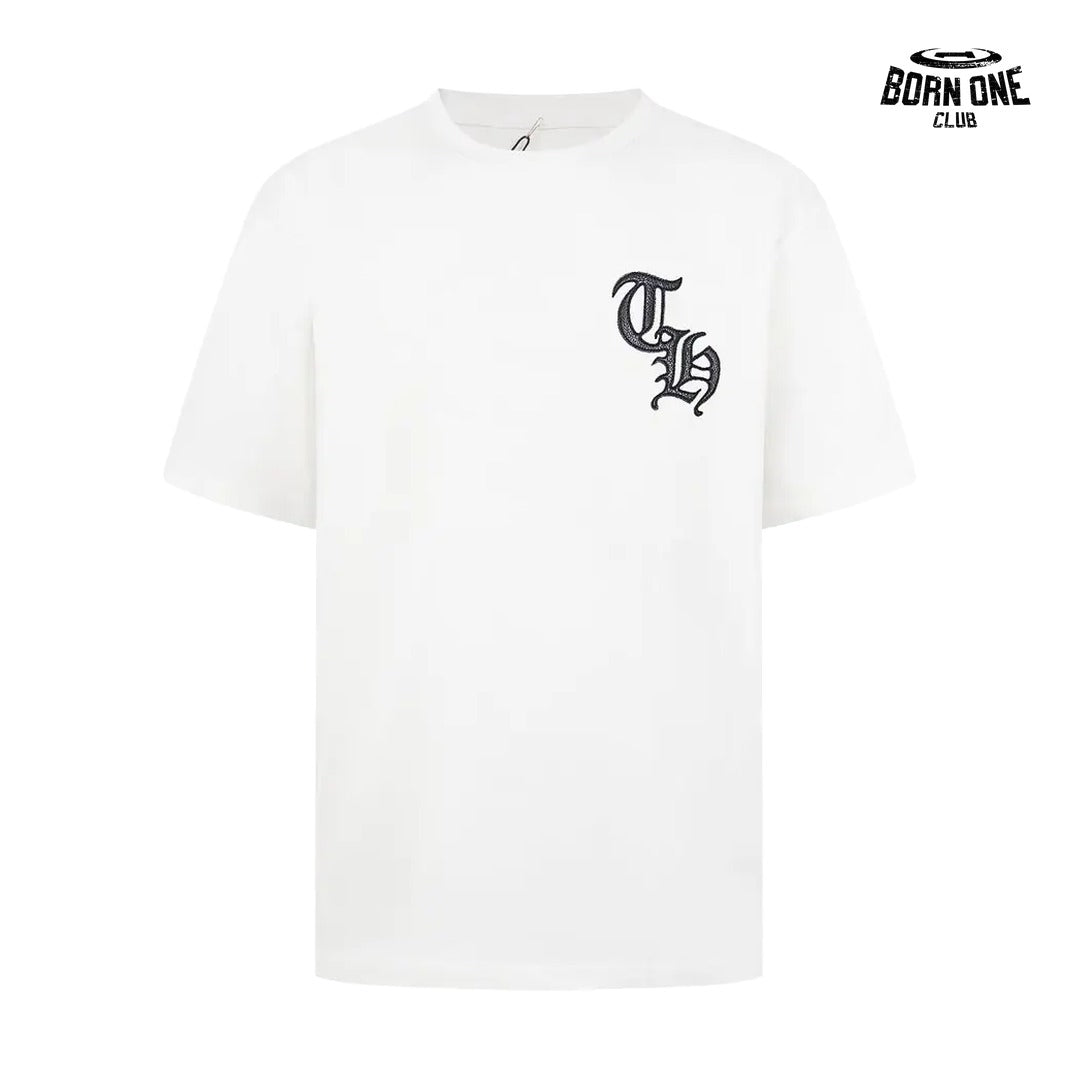 Camiseta Chrome Hearts Dagger Floral Logo Tee White