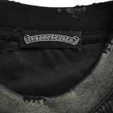 Camiseta Chrome Hearts Embossed Cross Washed Tee Black