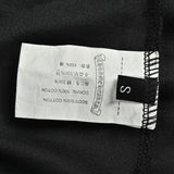 Camiseta Chrome Hearts Embossed Cross Washed Tee Black