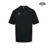 Camiseta Chrome Hearts Leather Cross Hardware Tee Black