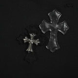 Camiseta Chrome Hearts Leather Cross Hardware Tee Black