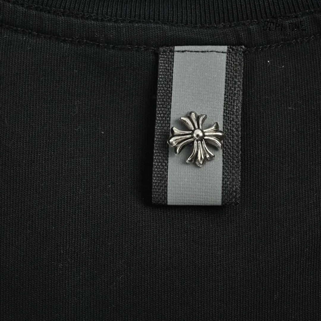 Camiseta Chrome Hearts Leather Cross Hardware Tee Black