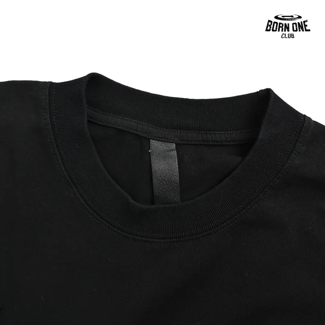 Camiseta Chrome Hearts Leather Cross Hardware Tee Black