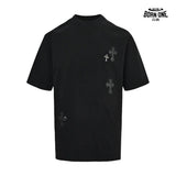 Camiseta Chrome Hearts Leather Cross Hardware Tee Black