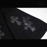 Camiseta Chrome Hearts Leather Cross Patch Tee Black