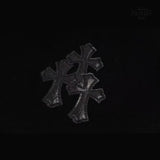 Camiseta Chrome Hearts Leather Cross Patch Tee Black