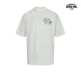 Camiseta Chrome Hearts Rhinestone Horseshoe Logo Tee White
