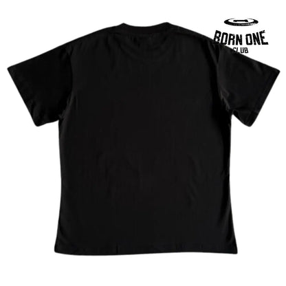 Camiseta Corteiz Alcatraz Hand Print Black