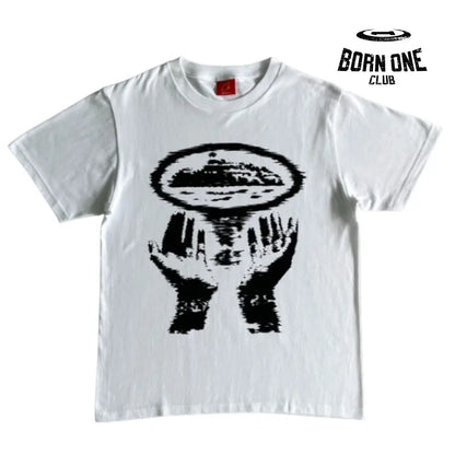 Camiseta Corteiz Alcatraz Hand Print P