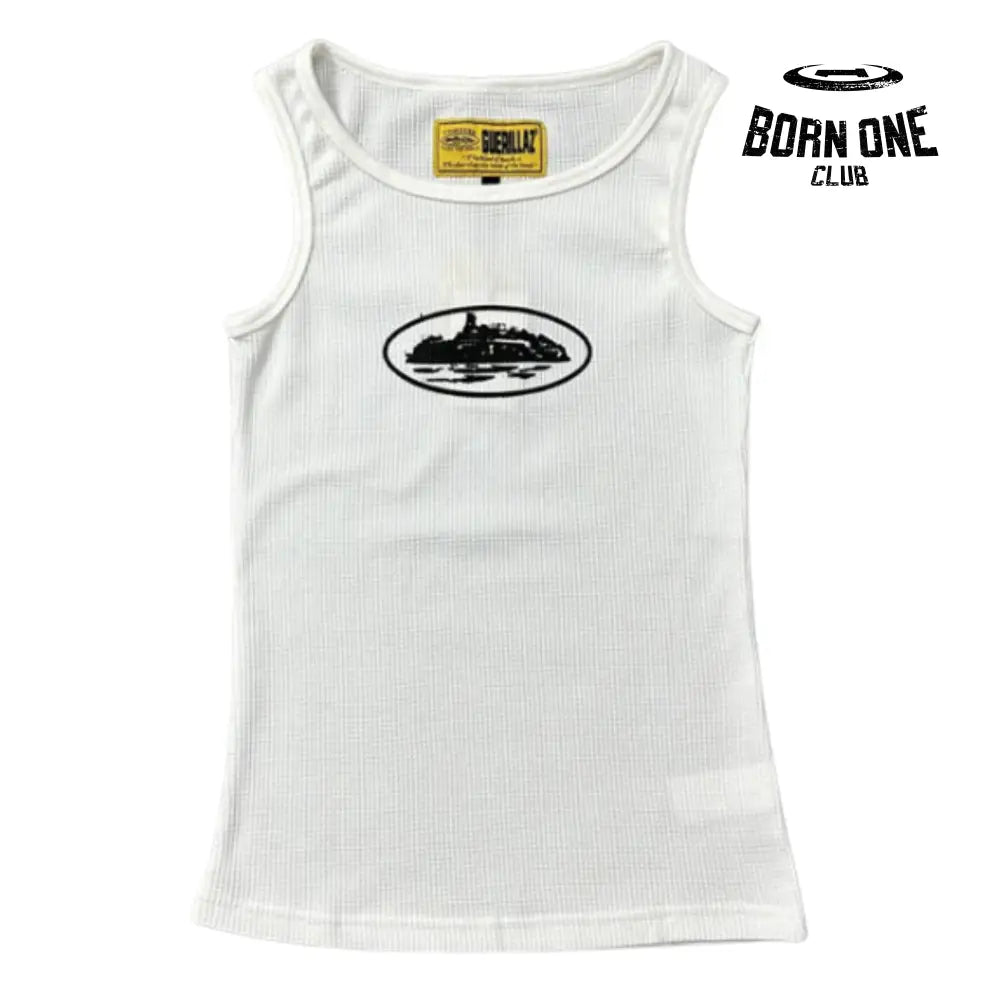 Camiseta Corteiz Mountain Pequeno (P) / Branco