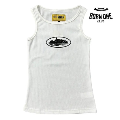 Camiseta Corteiz Mountain Pequeno (P) / Branco