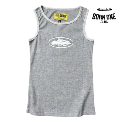 Camiseta Corteiz Mountain Pequeno (P) / Grisalho