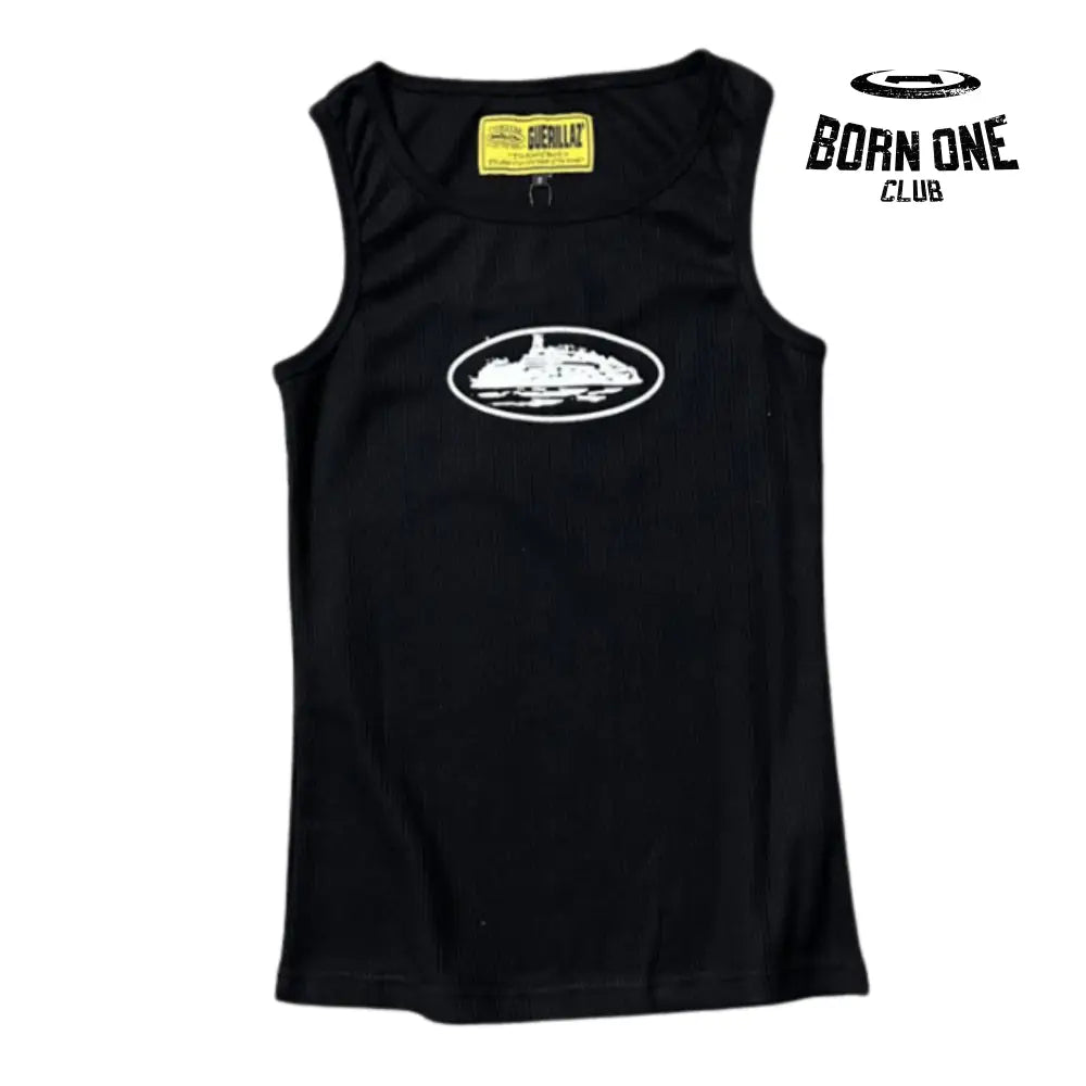 Camiseta Corteiz Mountain Pequeno (P) / Preto