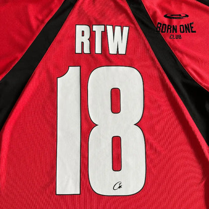 Camiseta Corteiz Panel Jersey Red