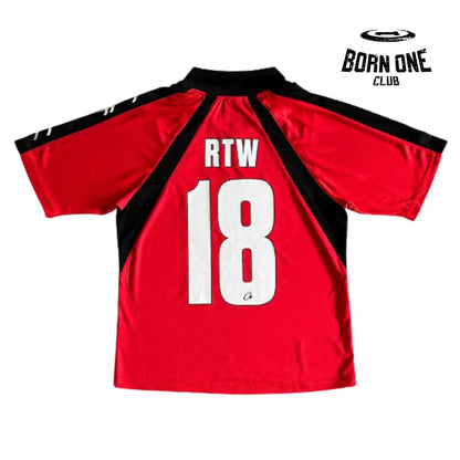Camiseta Corteiz Panel Jersey Red