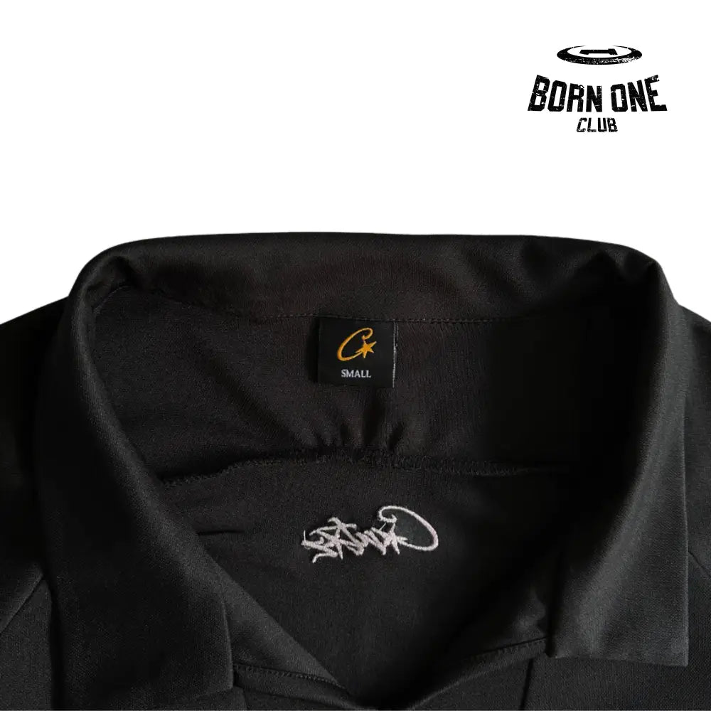 Camiseta Corteiz Talismo Football Jersey Black Pink