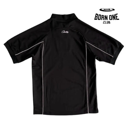 Camiseta Corteiz Talismo Football Jersey Black Pink