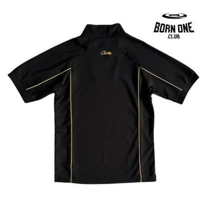 Camiseta Corteiz Talismo Football Jersey Black Yellow