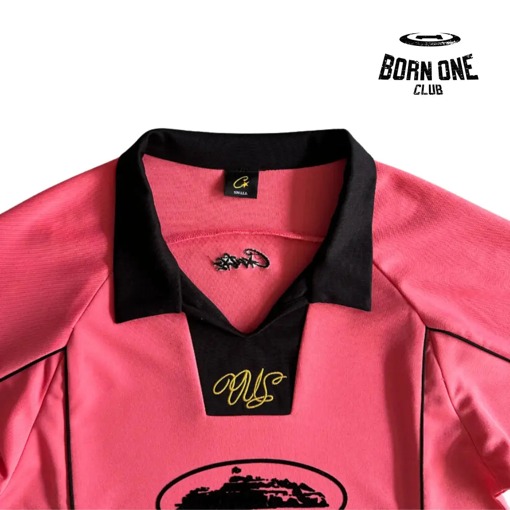 Camiseta Corteiz Talismo Football Jersey Pink