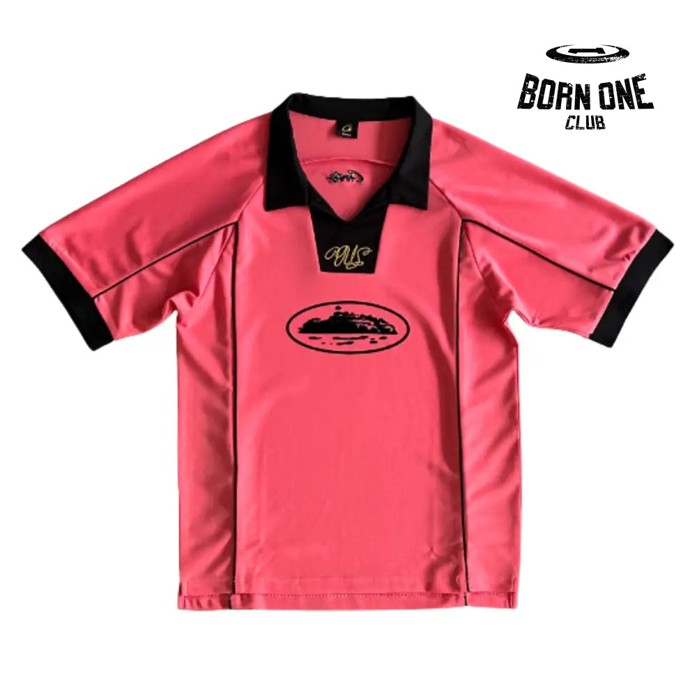 Camiseta Corteiz Talismo Football Jersey Pink P