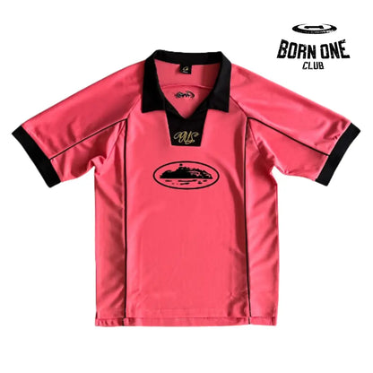 Camiseta Corteiz Talismo Football Jersey Pink P