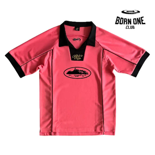 Camiseta Corteiz Talismo Football Jersey Pink P