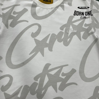 Camiseta Corteiz White-Gray