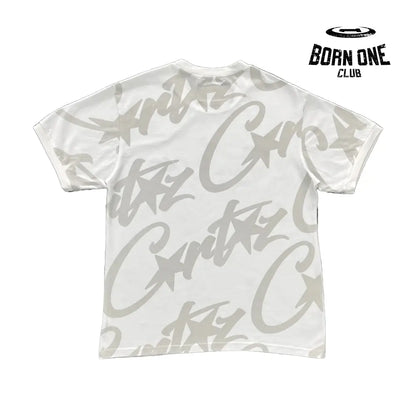 Camiseta Corteiz White-Gray