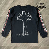 Camiseta de manga longa vertabrae jesus