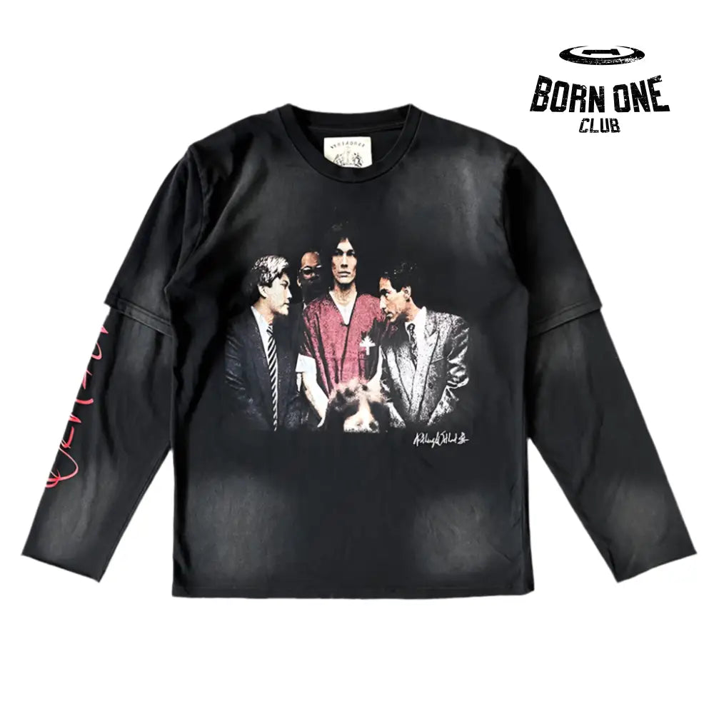 Camiseta de manga longa vertabrae jesus