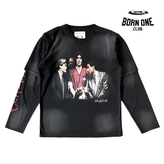Camiseta de manga longa vertabrae jesus